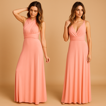 Eleganckie Wickelkleid z Plisowaną Talią i Długimi Wiązaniami | Mila 8