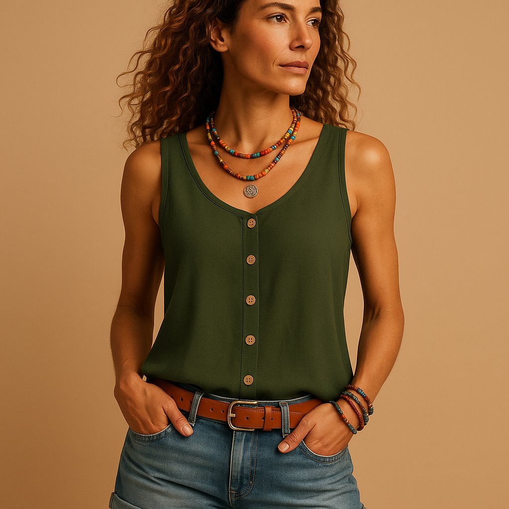 Lekkie letnie topy z dekoltem w serek | Mia 0